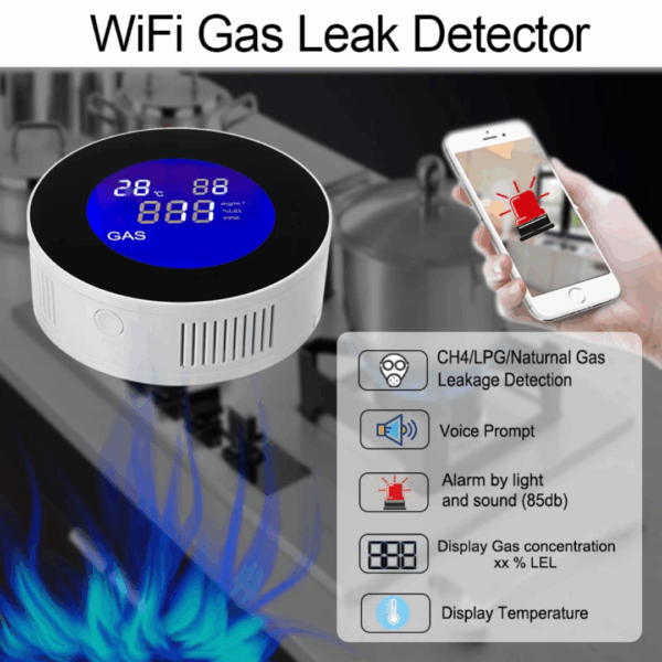 Smart WiFi Gas Leak Detector