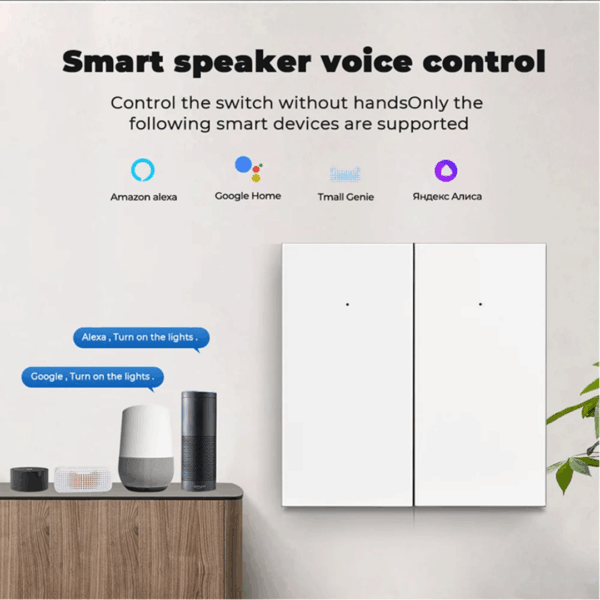 Smartomated 2 Gang Panel Smart Switch - Image 2
