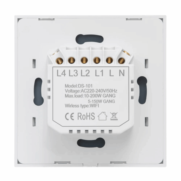 Smartomated 2 Gang Aqua Touch Smart Switch - Image 3