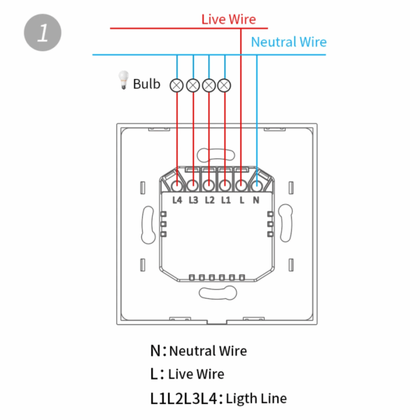 Smartomated 3 Gang Aqua Touch Smart Switch - Image 7