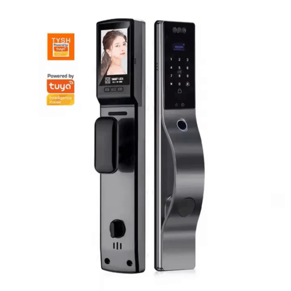 Curved Handle 3D Face Recognition Smart Lock